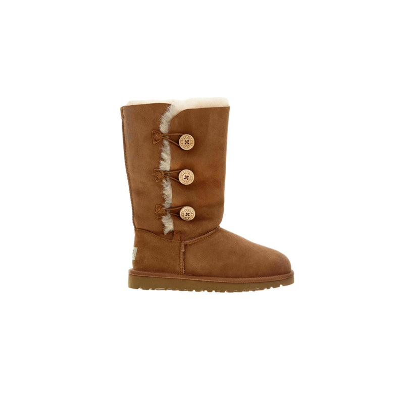 UGG Bailey Button Triplet Chestnut  1962K-CHE Grade-School