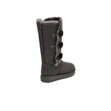 UGG Bailey Button Triplet Grey  1962K-GREY Grade-School