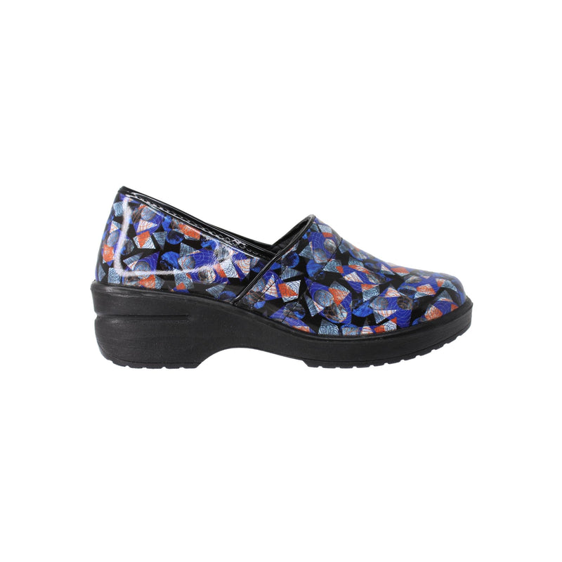 Easy Street Blue Geometric Shapes Patent Lyndee Multicolor / Blue  20-0575 Men's
