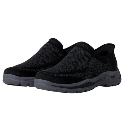 Skechers Arch Fit Motley - Atlee Black  205202WW-BLK Men's