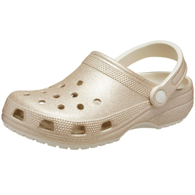 Crocs Classic Clog - Glitter Champagne Glitter  205942-9AC Men's
