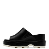 Sorel Joanie IV Slide Wedge Black/Sea Salt  2069791-010 Women's