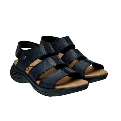 Kuru Coda Muse Multi Strap Sandals Jet Black  208701110 Women's
