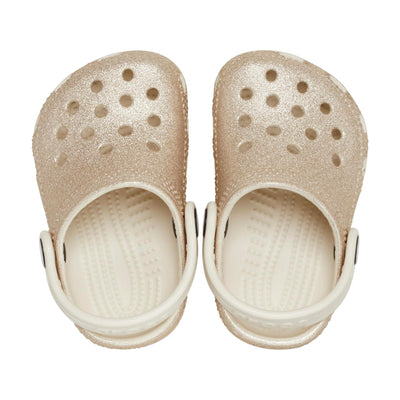 Crocs Classic Littles Clog Champagne Glitter  209397-9AC Toddler