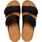 Crocs Brooklyn Woven Buckle Black  209978-001 Women's
