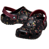 Crocs Classic Graphic Clogs Black / Multi Ditsy Floral  210354-0C4 Pre-School