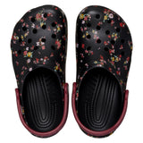 Crocs Classic Graphic Clogs Black / Multi Ditsy Floral  210354-0C4 Pre-School