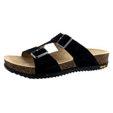 Dansko Dayna Double Buckle Black  2106470200 Women's