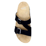 Dansko Dayna Double Buckle Black  2106470200 Women's