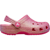 Crocs Classic Glitter Clogs Dragon Fruit  210985-6ZQ Toddler