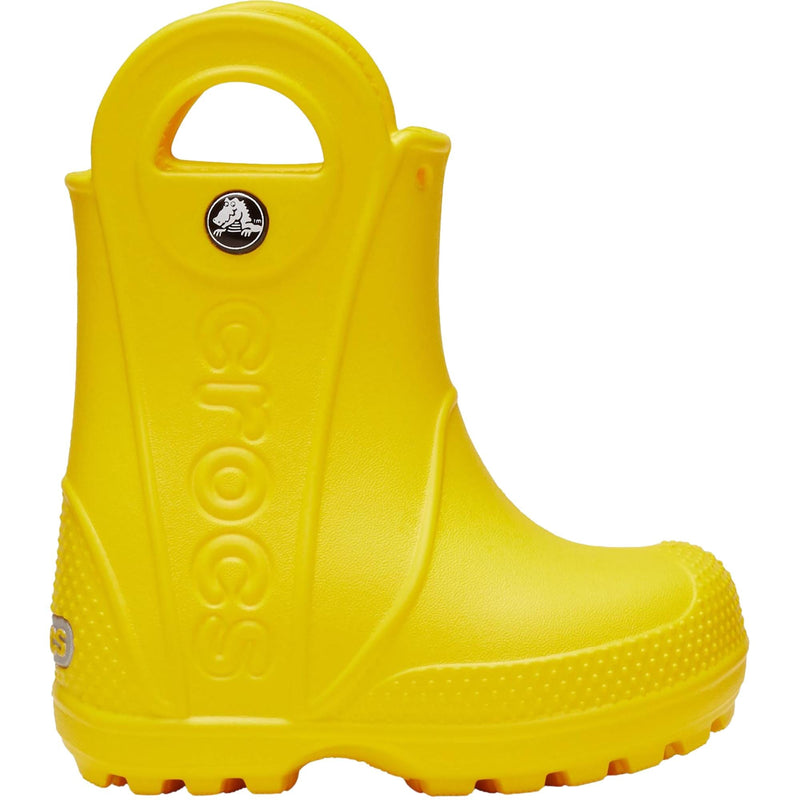 Crocs Handle It Rain Boots Yellow / Yellow  211052-730 Pre-School