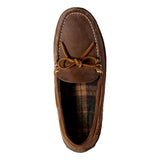L.L.Bean Slipper Moc Flannel-Lined Acorn  212164-BRN Men's