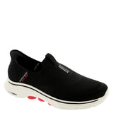 Skechers Go Walk 7 - Easy On 2 Hands Free Slip-Ins Black/White  216641WW-BWHT Men's