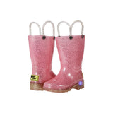 Western Chief Sparkle Lighted PVC Rain Pink  24124681P Toddler