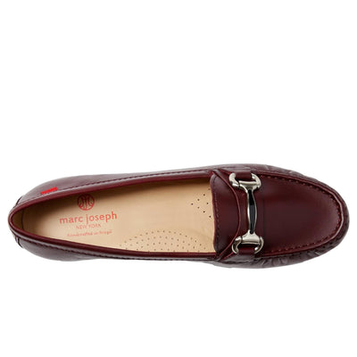 Marc Joseph New York Grand Street Merlot Burnished Nappa  24712-MBN Women's