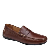Johnston & Murphy Cort Penny Mahogany Full Grain  25-3662-206 Men's