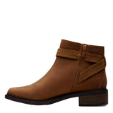 Clarks Maye Strap Ankle Boot Dark Tan  26168079 Women's