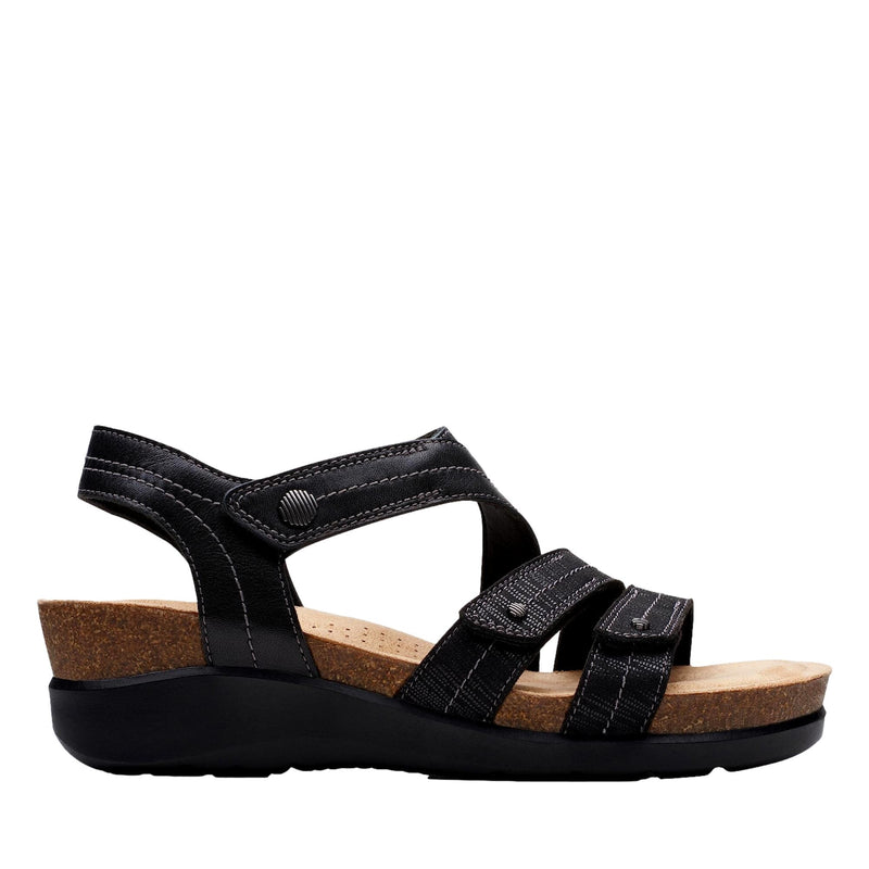Clarks Calenne Clara Black Combi  26177032 Women's