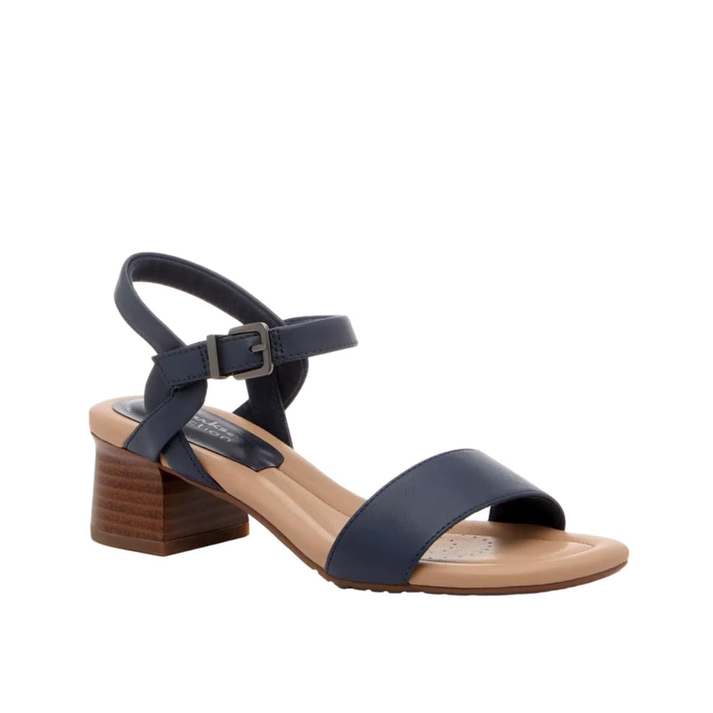 Clarks Desirae Rowan Sandal Navy  261785114025 Women's