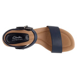 Clarks Desirae Rowan Sandal Navy  261785114025 Women's