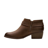 Clarks Charlten Rae Ankle Boot Mushroom Oily  26179574 Women's
