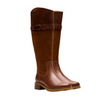 Clarks Maye Carly Knee High Boot Tan  26179645 Women's