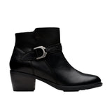 Clarks Neva Buckle Black Leather  26179799 Women's
