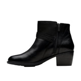 Clarks Neva Buckle Black Leather  26179799 Women's