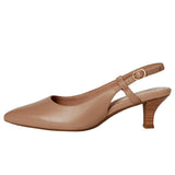 Clarks Kepley Lane Pump Warm Beige Leather  26180007 Women's
