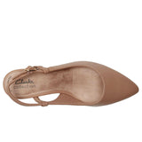 Clarks Kepley Lane Pump Warm Beige Leather  26180007 Women's