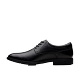 Clarks Eldredge Plain Black Leather  26180261 Men's