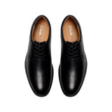 Clarks Eldredge Plain Black Leather  26180261 Men's