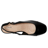 Clarks Marilyn Rose Black Combi Leather  26181615 Women's
