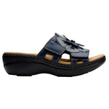Clarks Merliah 2 Belle Navy Multi Leather  26181722 Women's