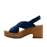Clarks Nerisa Navy Nubuck  26181793 Women's