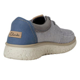 Clarks RelaxLite Lace Light Grey Textile  26181995 Men's
