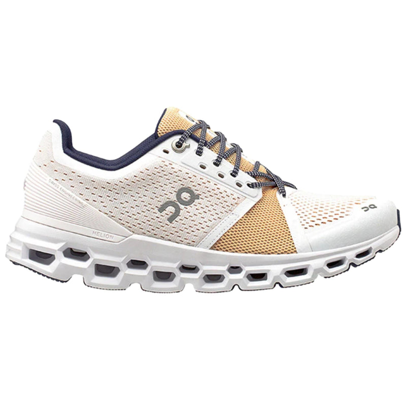 On Cloudstratus White / Almond  29.99771 Women's