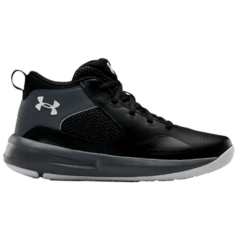 Under Armour Lockdown 5 Black / Grey  3023533-001 Grade-School