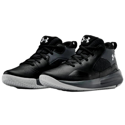 Under Armour Lockdown 5 Black / Grey  3023533-001 Grade-School