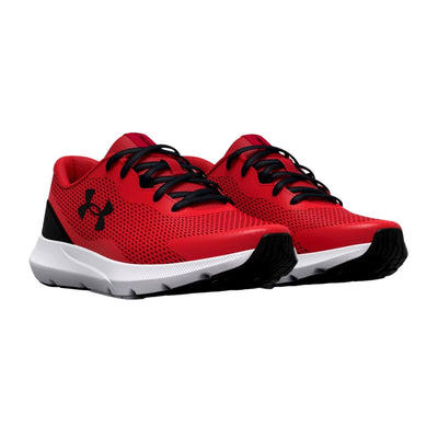Under Armour BGS Surge 3 Red / White  3024989-600 Grade-School