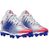 Under Armour Spotlight Franchise RM 4 TX White / Blue  3027313-100 Grade-School