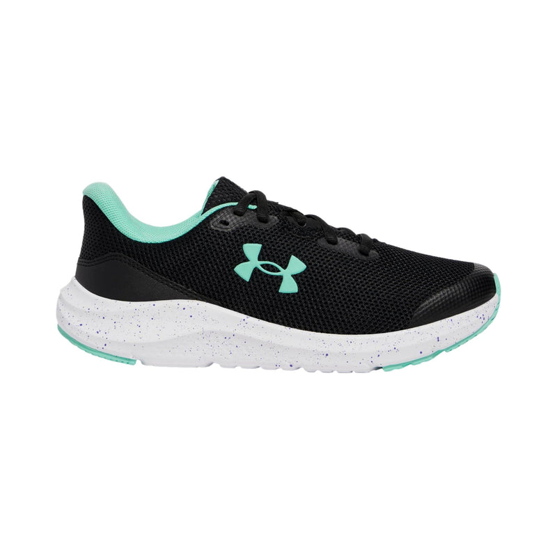 Under Armour Pursuit 4 Black / Comet Green / Comet Green  3028275-001 Grade-School
