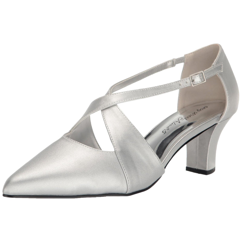 Easy Street Elegance Silver Satin  31-9648 Women's
