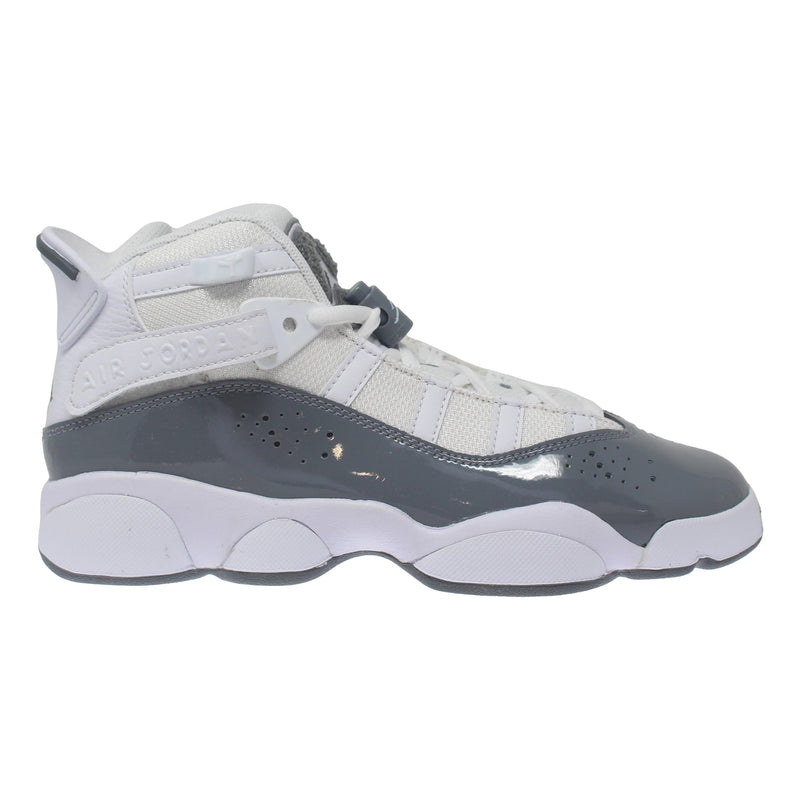 Nike Jordan 6 Rings White/Cool Grey-White  323419-121 Grade-School