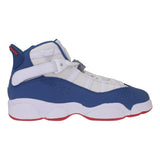 Nike Jordan 6 Rings White/True Blue-University Red  323419-140 Grade-School