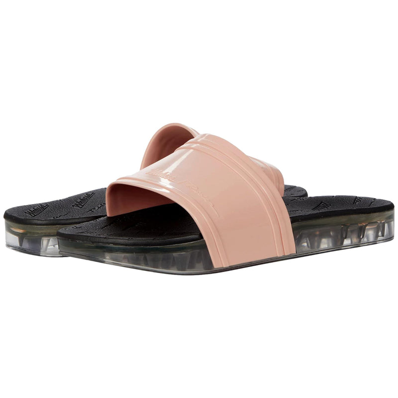 Melissa Shoes Slide + Rider AD Pink / Black / Clear  32434-53429 Women's