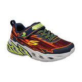 Skechers S Lights - Light Storm 2.0 - Bolt Brights Navy / Orange  400149L-NVOR Pre-School
