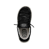 Hey Dude Wally Stretch Black Stretch  40050 Pre-School