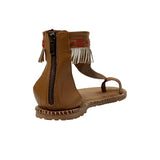 Manitobah Mukluks Wasaga Ankle Sandal Light Brown / Brun Leger  4061361 Women's