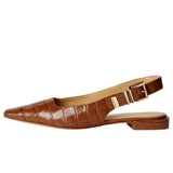 Michael Kors Darrington Sling Flat Chestnut  40F4DTFP1E-219 Women's